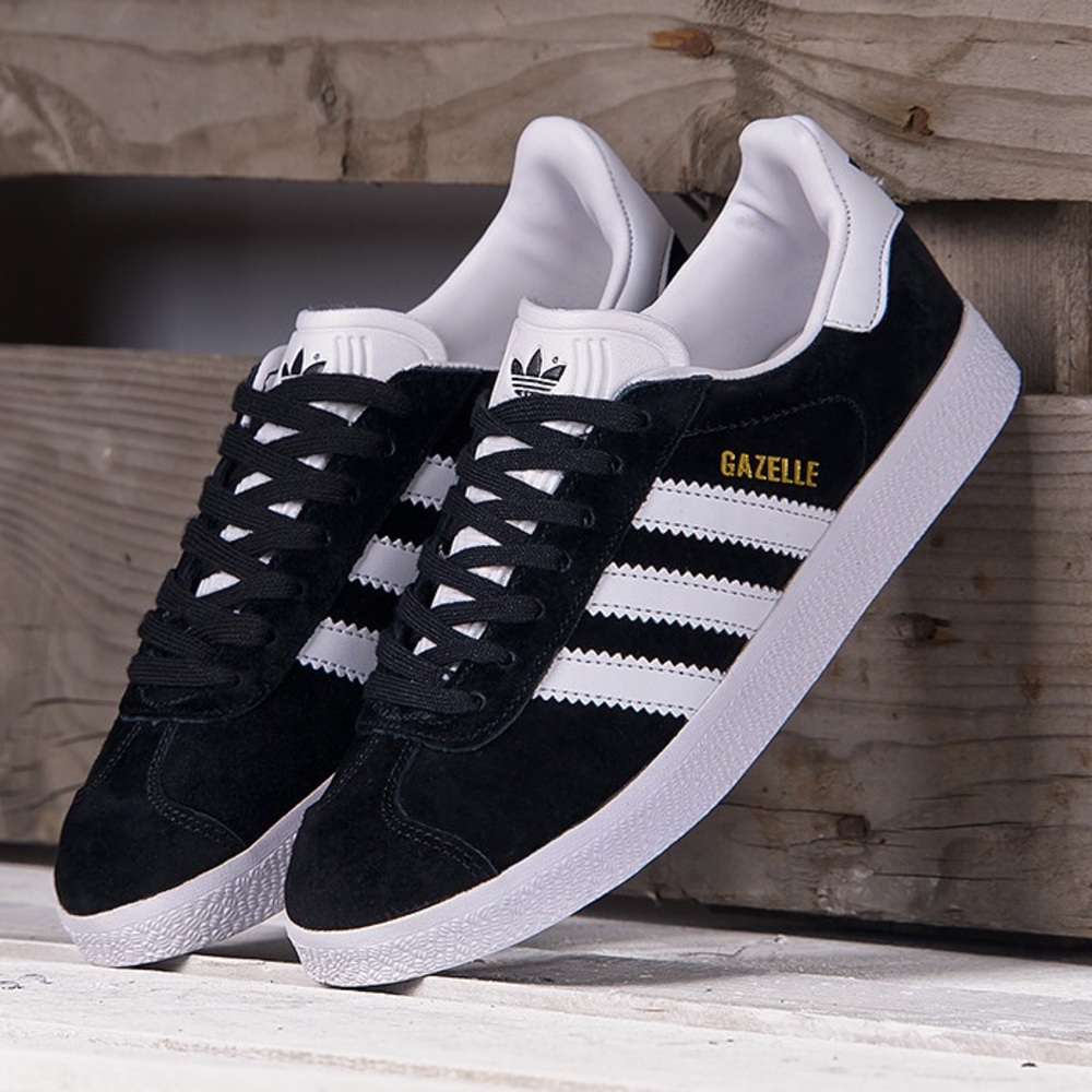 Adidas Originals Gazelle Black White Shoes
